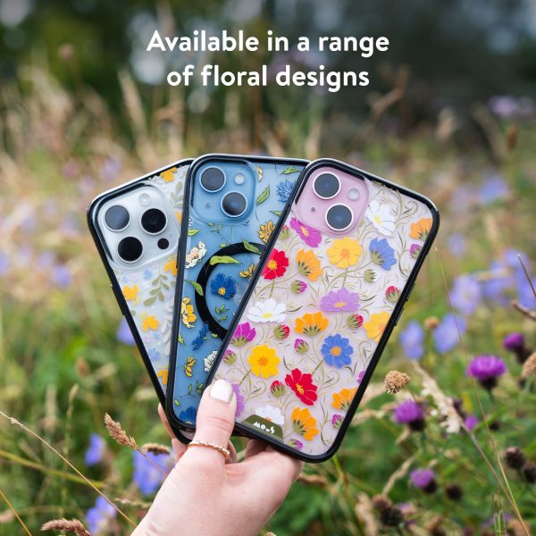 Flowers MagSafe® Compatible Printed Phone Case – Floral Blue Online now