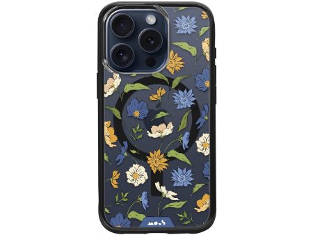 Flowers MagSafe® Compatible Printed Phone Case – Floral Blue Online now