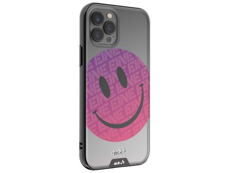 Ben Eine Pink Smiley Printed Phone Case Discount