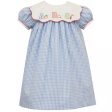 ABC Blue Gingham Float Dress For Cheap