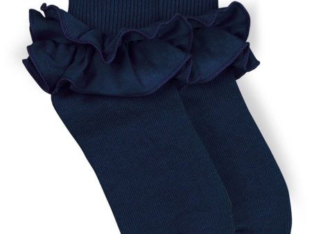 Misty Ruffle Lace Turn Cuff Socks Online Hot Sale