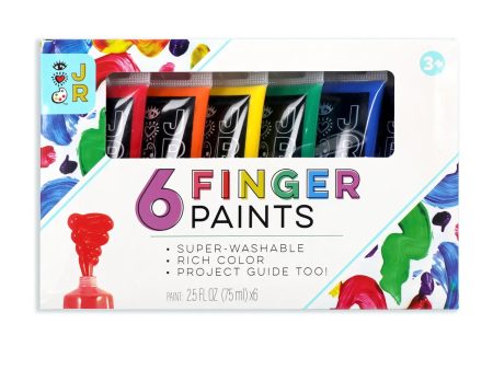 JR 6 Washable Fingerpaints For Cheap