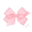 Grosgrain Hair Bow w Scalloped Edge Online now