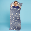 Dinosaur Tracks Glow Sleeping Bag Online Hot Sale