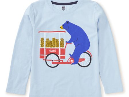 Bear s Simit Cart Graphic Tee Online Sale