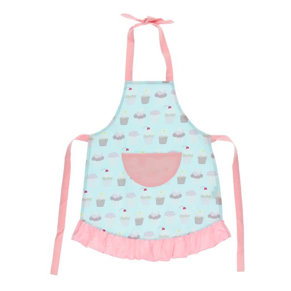 Print Ruffle Apron Hot on Sale