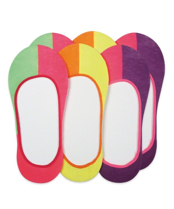 Color Block Footie Socks 3 Pair Pack Online