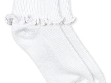 Ripple Edge Turn Cuff Socks Online now