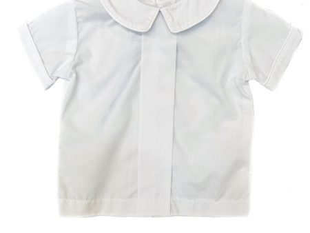 White Pleat Front Shirt on Sale