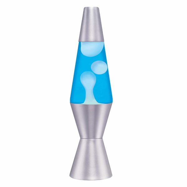 LAVA LAMP – WHITE BLUE SILVER-11.5” Online Sale