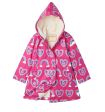 Twisty Rainbow Hearts Sherpa Lined Splash Jacket Discount