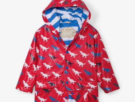 T-Rex Silhouettes Colour Changing Raincoat on Sale