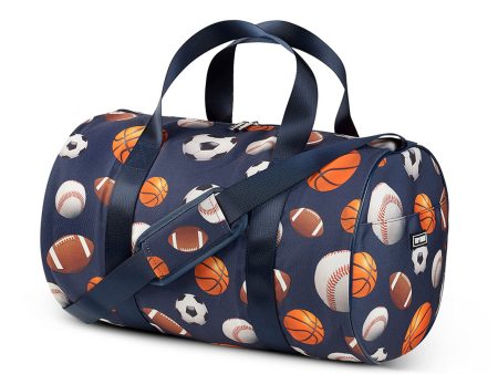 Navy Sports Canvas Duffle Bag Supply