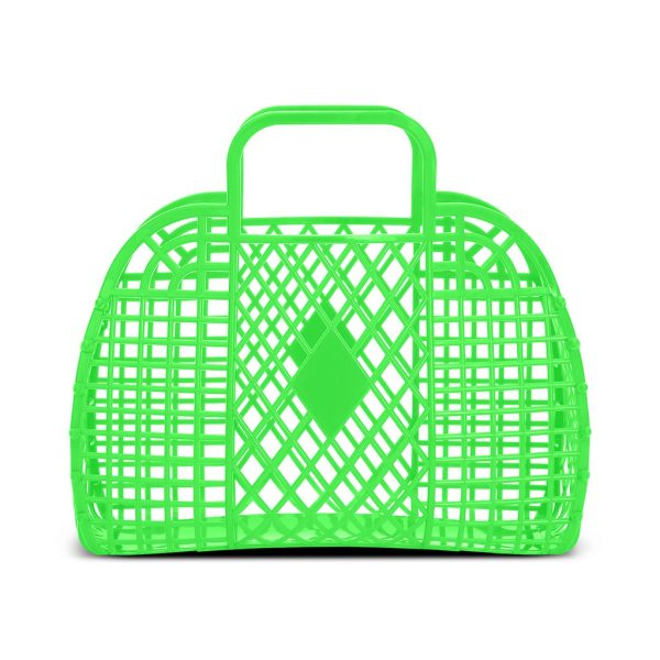 Small Neon Green Jelly Bag Discount