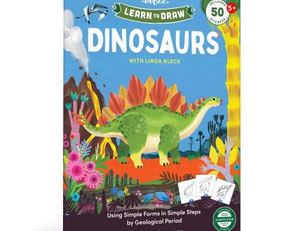 Learn To Draw Dinosaurs w Stickers Discount