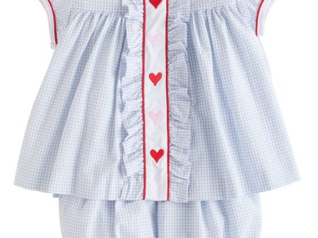 Hearts Ruffled Sally Bloomer Set Supply