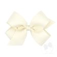 Grosgrain Hair Bow w Scalloped Edge Online now