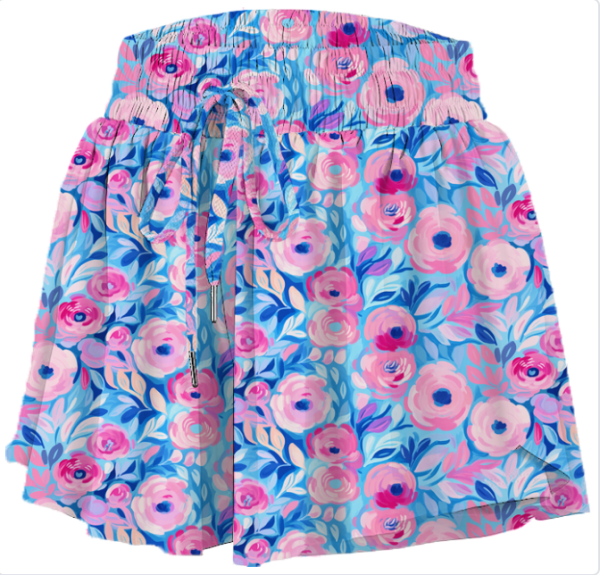 Butterfly Flowy Shorts For Sale