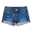 Rainbow Gem Jean Shorts Sale