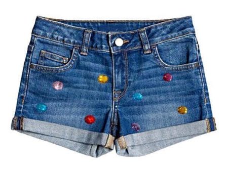 Rainbow Gem Jean Shorts Sale