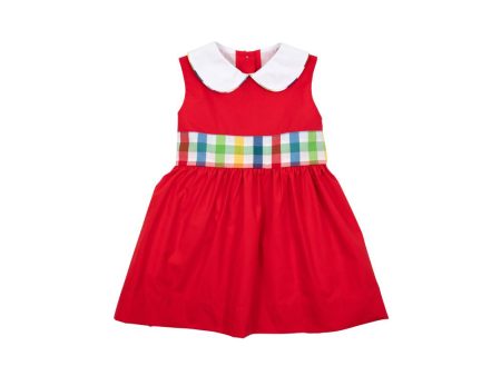 Cindy Lou Sash Dress Sleevless For Cheap