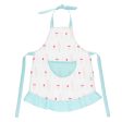 Print Ruffle Apron Hot on Sale