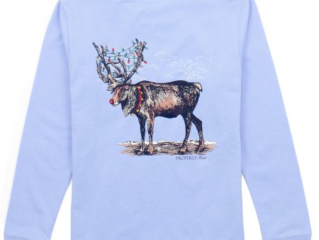 Reindeer Longsleeve Tee Online now