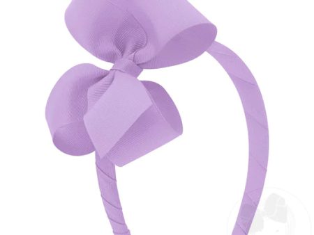 Classic Grosgrain Bow on Headband Cheap