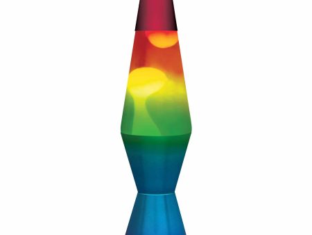 LAVA LAMP RAINBOW – WHITE TRICOLOR-11.5” For Discount