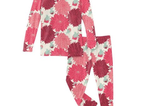 Print Long Sleeve Pajama Set Discount