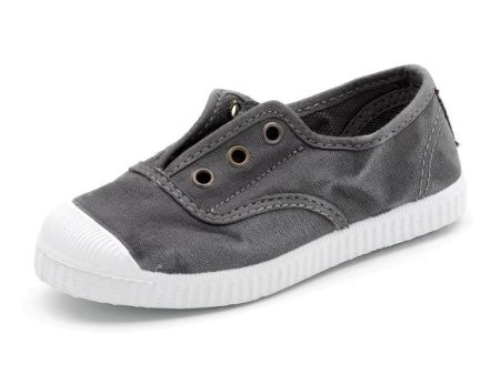 CANVAS LACELESS SNEAKER Hot on Sale