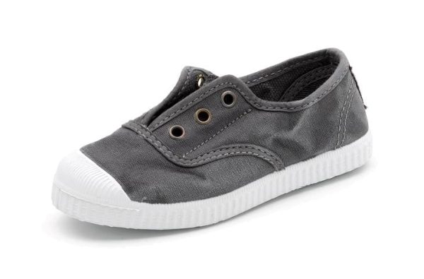 CANVAS LACELESS SNEAKER Hot on Sale