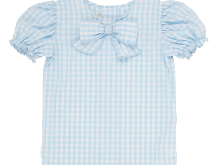 Beatrice Bow Blouse-Onesie-Short Sleeve Online Sale