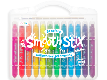 Smooth Stix Watercolor Gel Crayons 25 pc Discount