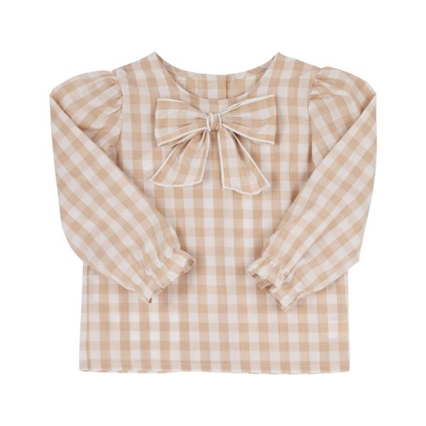 Beatrice Bow Blouse-Long Sleeve For Discount