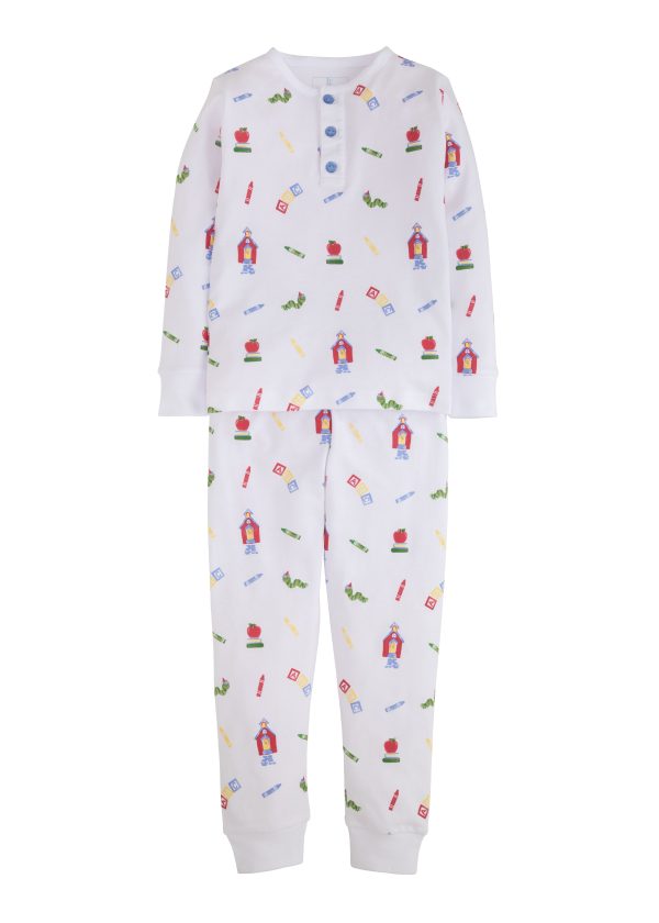 Boy Printed Jammies- School Days Online Hot Sale