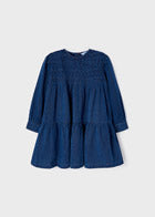 Denim Smocked Top Dress Sale