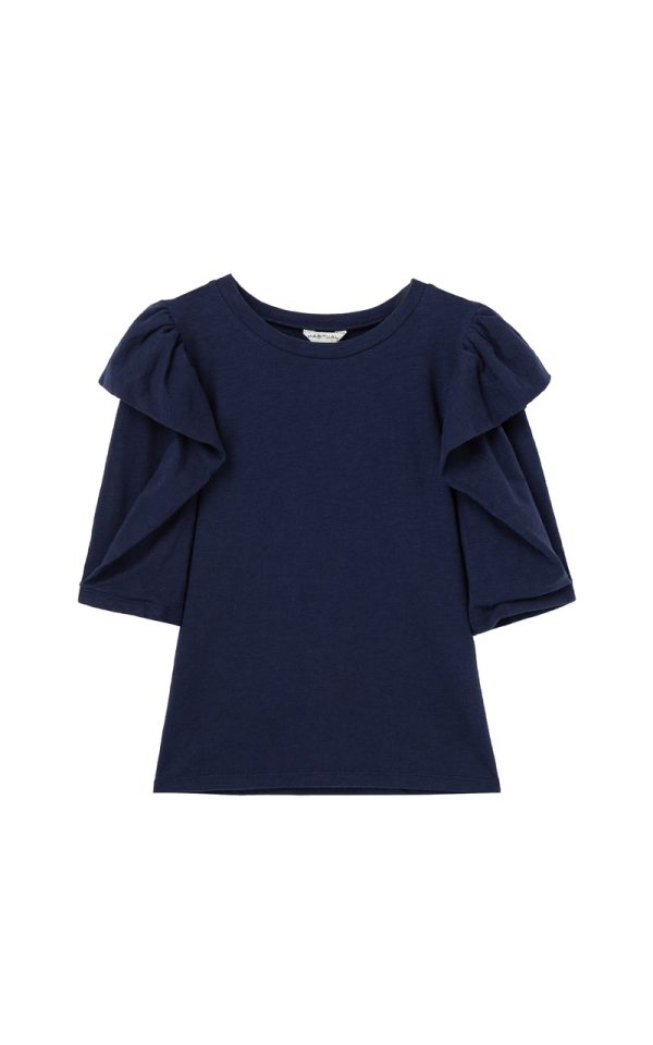 Envelope Puff Sleeve Top Fashion