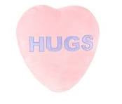 Hugs Heart Fleece Plush Supply