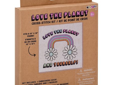 Love the Planet Cross Stitch Kit Hot on Sale