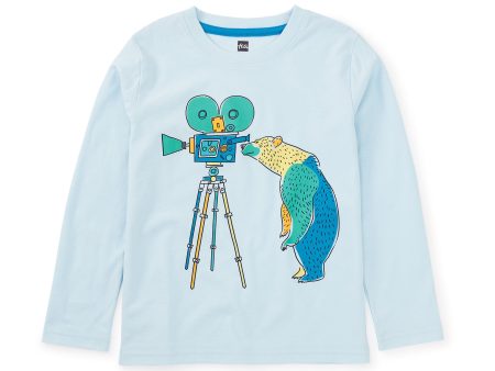 Camera Bear Graphic Tee Sale