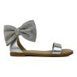 Miss Cambelle Crystal Bow Sandal Online now