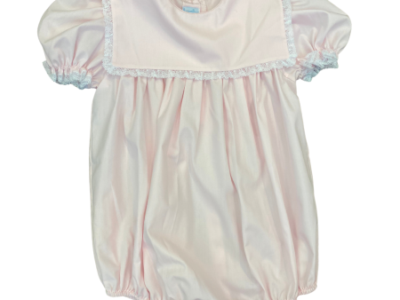 Pink bubble with Lace Trim Cheap