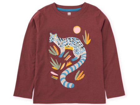 Spotted Cat Graphic Tee Hot on Sale