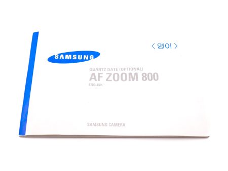 Samsung AF Zoom 800 (Quartz Date)  Instructions Online Hot Sale