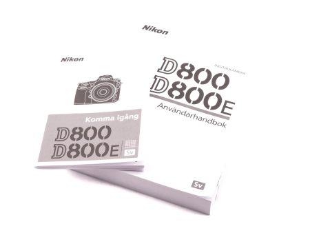 Nikon D800(E) Instructions Online Sale