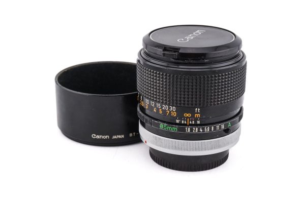 Canon 85mm f1.8 S.S.C. + BT-55 Lens Hood on Sale